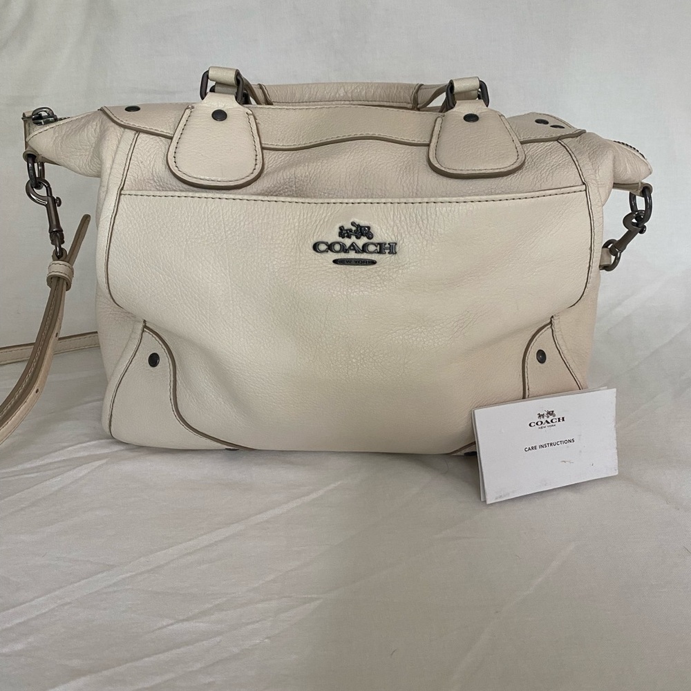 Coach Ivory Mickie Satchel